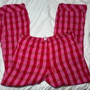 Y2K Victoria’s Secret Pink Gingham Pajama Pants
